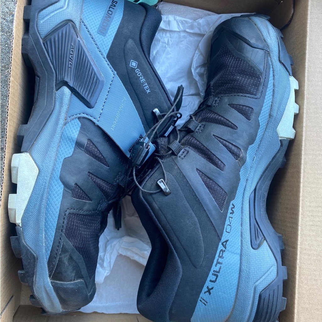 Salomon X Ultra 4 Gtx Women Hiking Shoes - Black And Blue